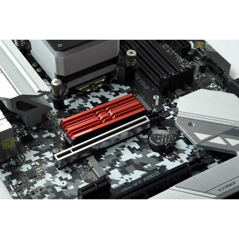 Enermax Enermax ESC001 M.2 SSD Cooler Heatsink (red)