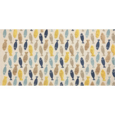 Beliani Dywan dziecięcy bawełniany w rybki 80 x 150 cm wielokolorowy IPUH Lumarko!