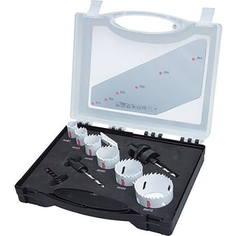 Makita MAKITA ZESTAW OTWORNIC BIM ECONOMY  6szt. (ELEKTRYK) 16,20,25,32,40,51mm+5WIE+2 ADAPTER