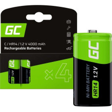 Green Cell Akumulator C / R14 4000mAh 4 szt.