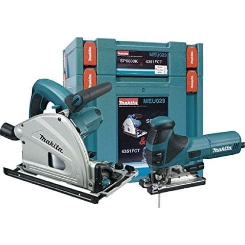 Makita Makita saw set MEU029J - blue / black - dip saw and pendulum jigsaw