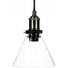 Atmosphera Lampa wisząca Atmosphera Lampa sufitowa ze szklanym, przezroczystym kloszem, 18 x 23 cm