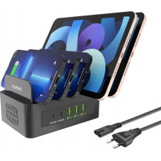 T-Phox Ładowarka T-Phox ŁAD SIEC T-PHOX POWERHUB DUAL PORT 100W 2xUSB-C/3xUSB STACJA DOKUJĄCA BLACK