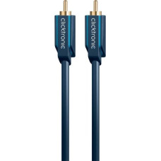 Clicktronic Kabel Clicktronic RCA (Cinch) - RCA (Cinch) 1m granatowy