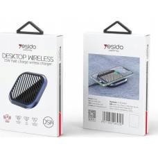 Yesido Ładowarka Yesido yesido Ład. ind. DS14 15W LED + Kabel USB-C 1m PVC, BLACK / CZARNY