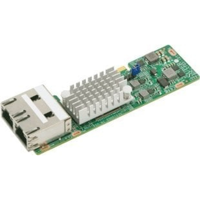 Supermicro Kontroler SuperMicro Supermicro Micro-LP NIC Netzwerkkarte Dual-Port RJ-45 10 Gbit LP AOC-CTGS-I2T-O