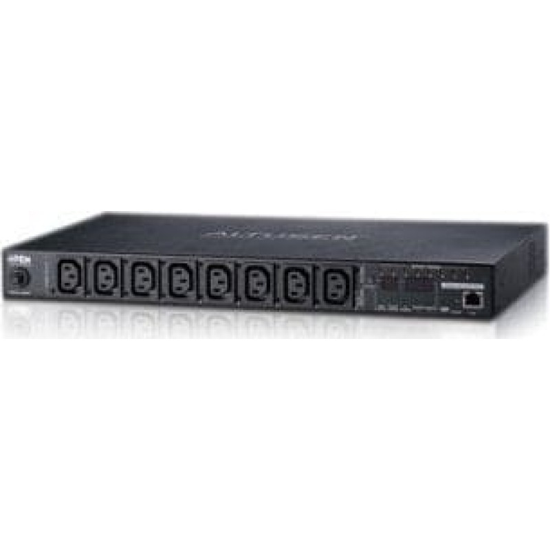 Aten Listwa zasilająca ATEN PE6208G IP, 8 portów, 1 HE, 7xC13, 1x C19, 16A, pomiar energii