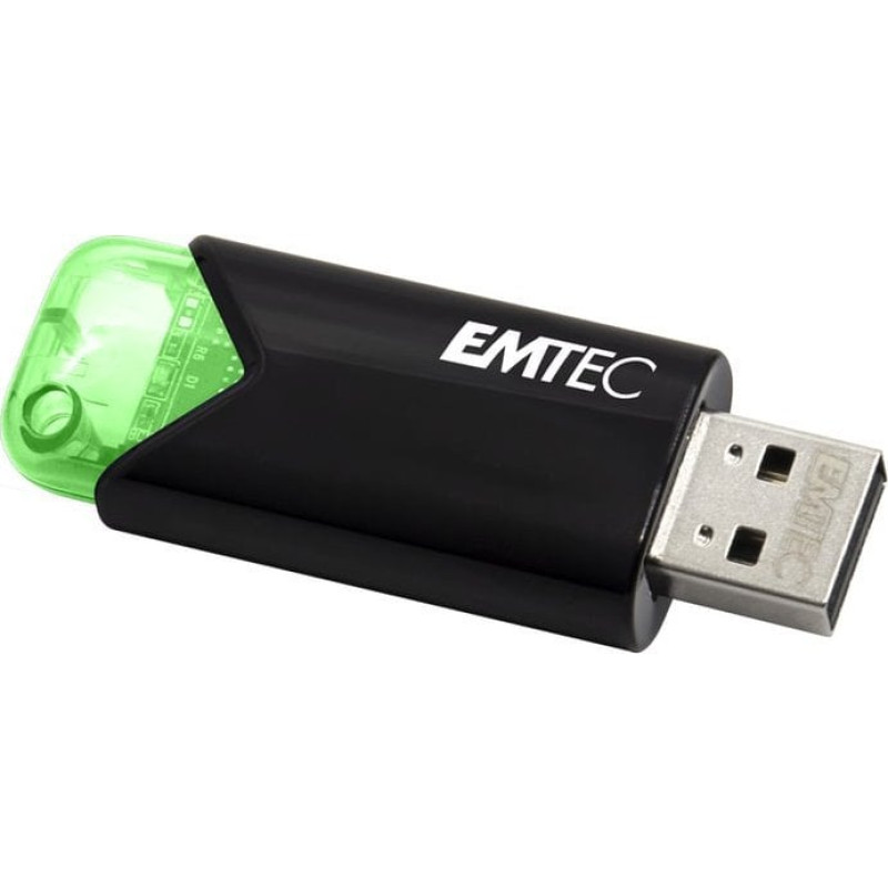 Emtec Pendrive Emtec Emtec Click Easy pamięć USB 64 GB USB Typu-A 3.2 Gen 1 (3.1 Gen 1) Czarny, Zielony