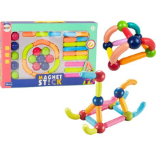 Leantoys Zestaw Klocków Magnetycznych Konstrukcyjne 36El Kolorowe