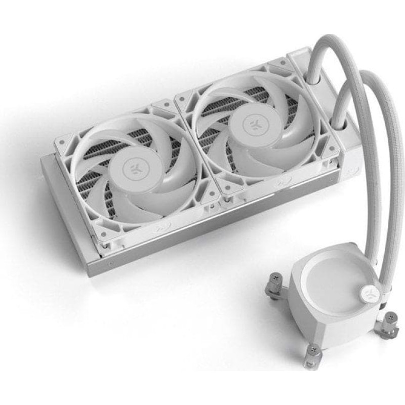 Ek Water Blocks EK Water Blocks EK-Nucleus AIO CR240 Lux D-RGB Komplett-Wasserkhlung - Wei
