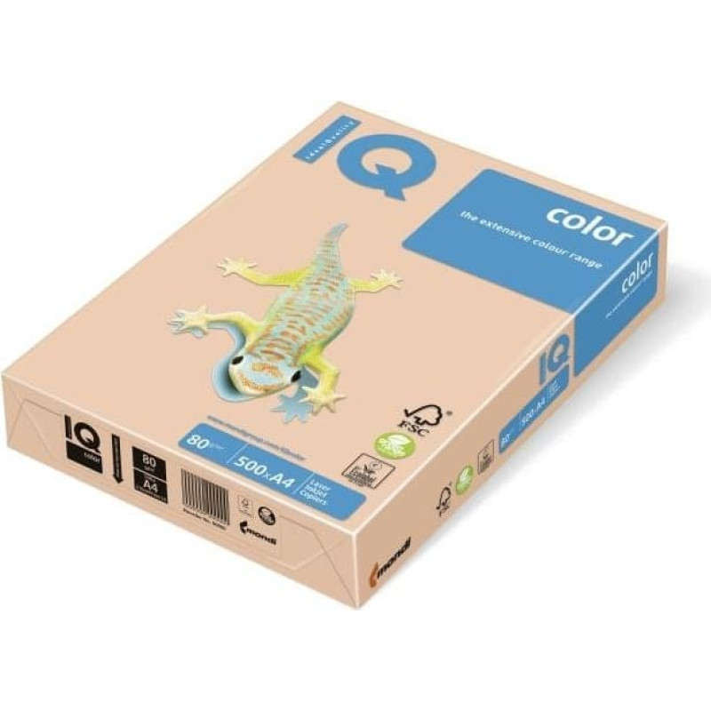 Iq Color Papier ksero IQ Color A4 80g łososiowy 500 arkuszy