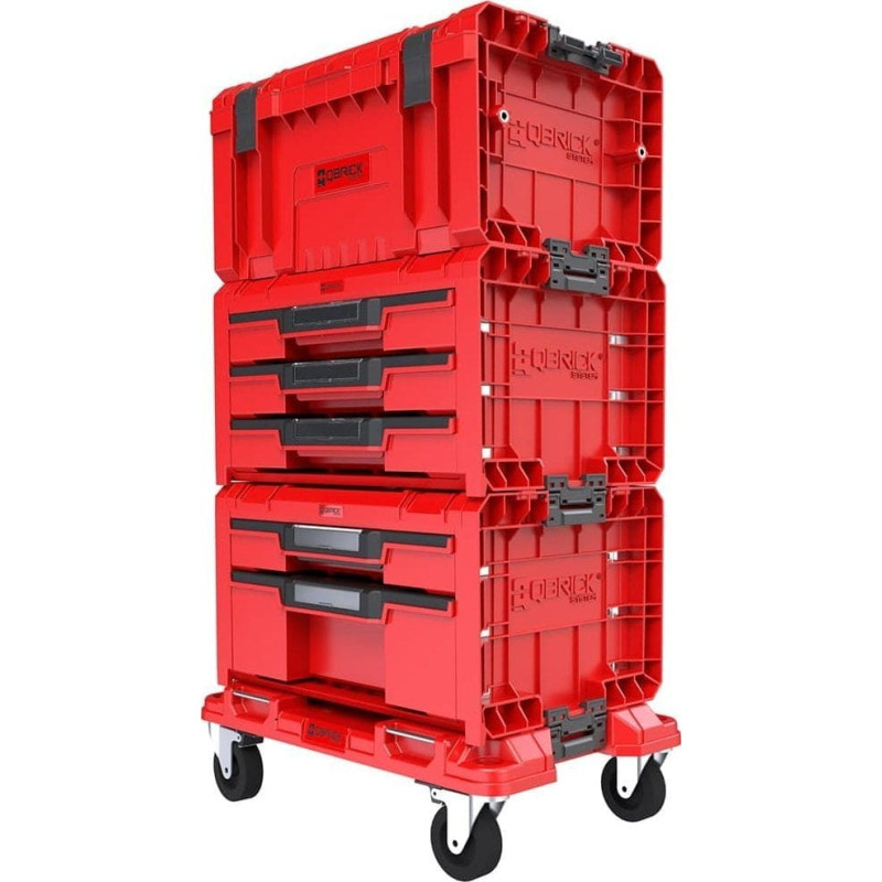 Qbrick Zestaw skrzyń narzędziowych QS PRO Drawer Workshop Set 4 RUHD Z258360PG013 QBRICK PATROL GROUP