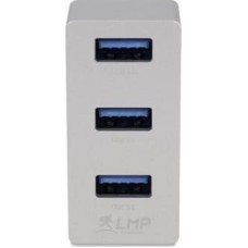 LMP HUB USB LMP USB-C Tiny Hub, 3 port USB-A hub - Silver