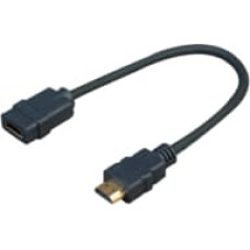 Vivolink Kabel VivoLink HDMI - HDMI 0.2m czarny (PROHDMIADAPHDMIF)