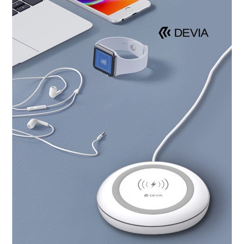 HQ Ładowarka HQ Inductive fast wireless charger Qi Standard - White