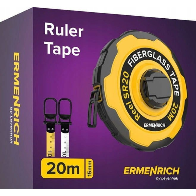 Ermenrich Dalmierz laserowy Ermenrich Ermenrich Reel SR20 Ruler Tape