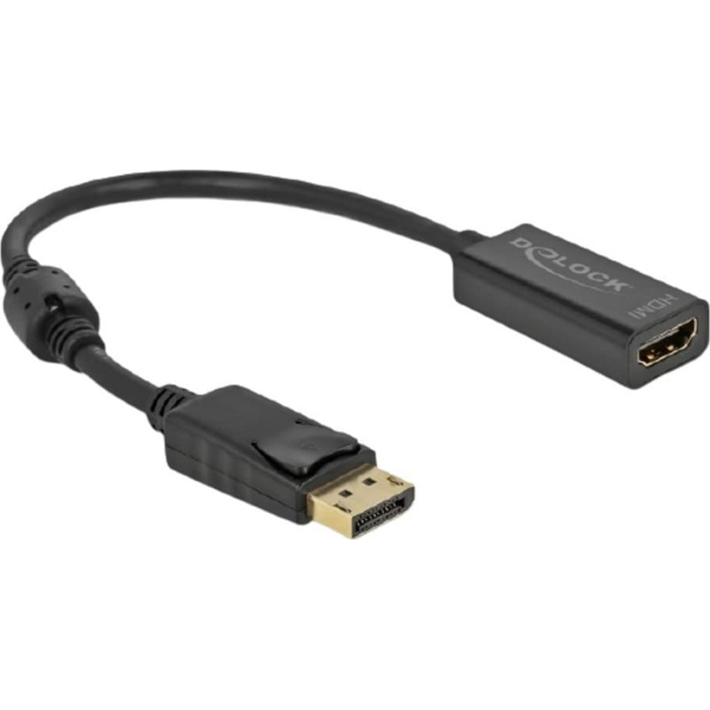 Delock DELOCK Displayport Adapter DP -> HDMI Buchse 4K Passiv schwa