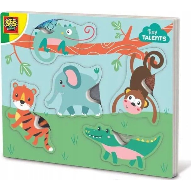 SES SES puzzle drew.ze zwierz.do dotykania 13132 31326