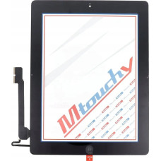 Samsung MUSTTBY Ekran dotykowy + taśma klejąca + Home do iPAD 4 (czarny)