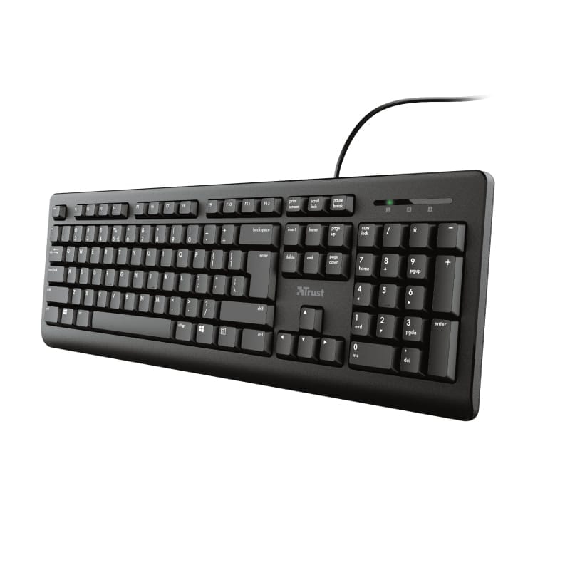 Trust Primo keyboard USB QWERTY US English Black