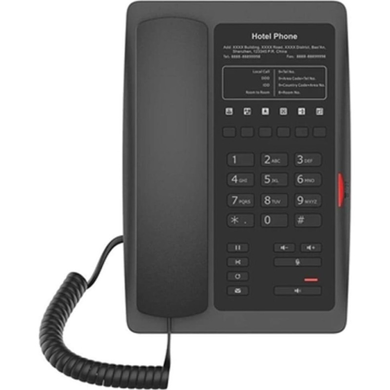 Fanvil Telefon Fanvil Fanvil Hotel Phone H3 telefon VoIP Czarny