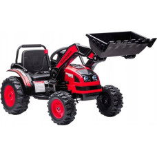 Triton Koparka Traktor na akumulator dla dzieci Czerwony + Ruchome Ramię Łyżka + Pilot + Wolny Start + Radio FM + LED