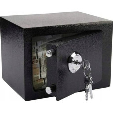 Extralink EXTRALINK HOME SEJF DOMOWY BIUROWY SKRYTKA NA KLUCZ MOCNY SOLIDNY KASA PANCERNA S-404-CZARNY