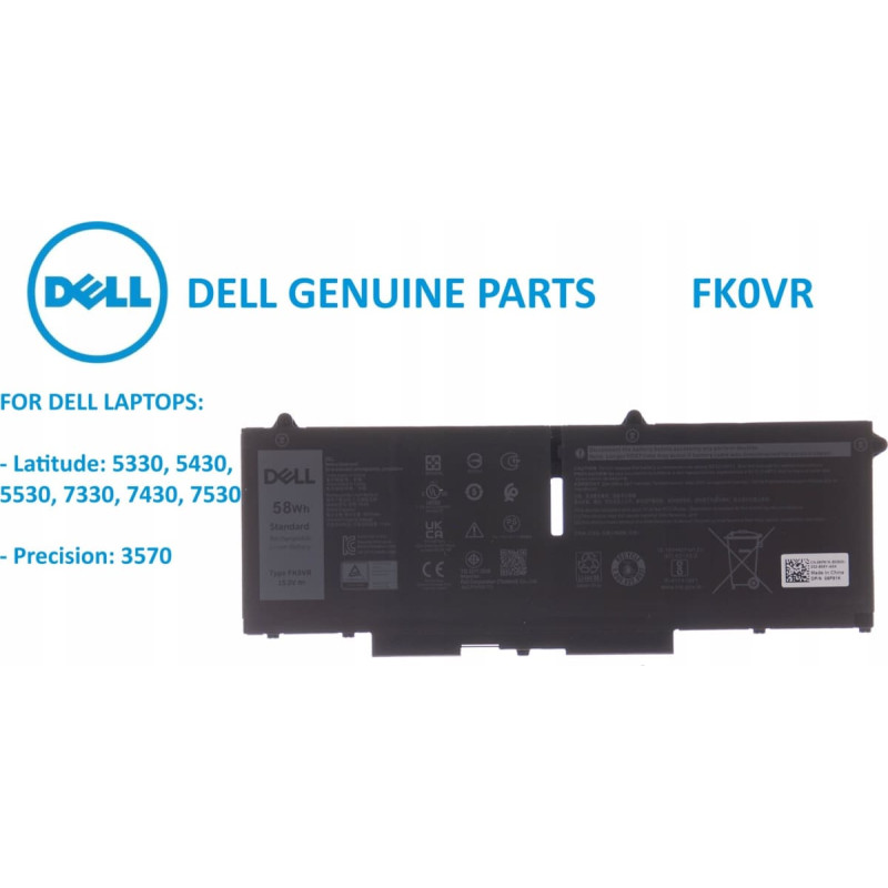 Dell Bateria Dell Btry,Pri,54Whr,3C,Lith,Swd