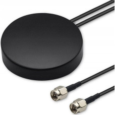 Qoltec Antena Qoltec Antena GPS Qoltec +4G GLONASS dookólna | 28dBi | 50W | 2 x SMA męski | Zewnętrzna