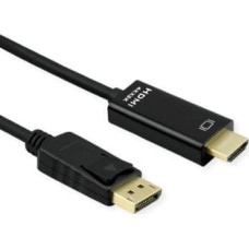 Triton Kabel TRITON ROLINE Kabel DisplayPort DP - UHDTV, cienki, M/M, czarny, 1 m
