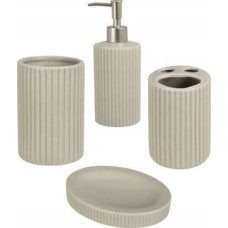 Bathroom Solutions Zestaw ceramicznych akcesoriów łazienkowych, 4 elementy