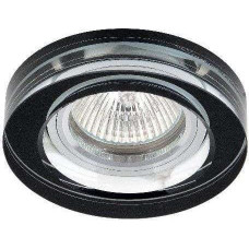 Greenlux Faroform Crystal Black-R FF002011.0 oczko halogenowe MR16 1x50W GU5,3, transparentny/czarny
