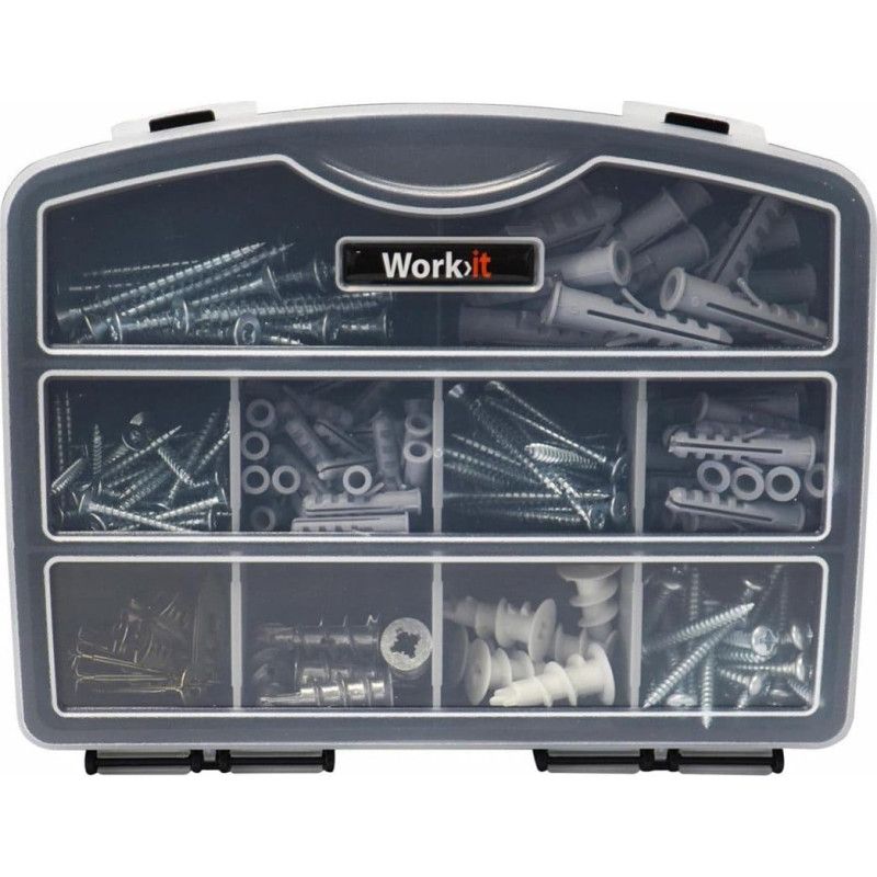 Work-It Zestaw narzędzi Work-it Work>it® gipsmontagesæt i sortimentskasse med 152 dele