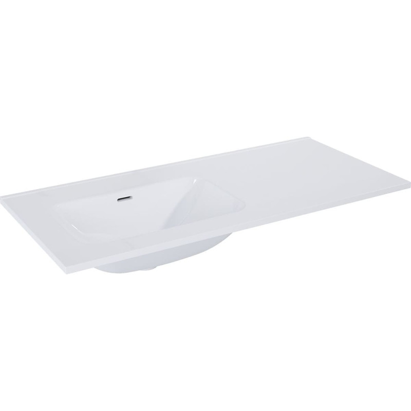 Noname Umywalka RE041001068060 / ELITA / SKAPPA / UMYWALKA CERAMICZNA 100 BEZ OTWORU LEWA (60+40) WHITE / 146036 /