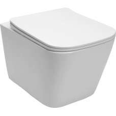 Noname Miska WC CE-MW-003-11-RIM / JELLOW / VIGO / RIMLESS MISKA WISZĄCA WC BIAŁA 50X36X36  + DESKA SLIM/ŁW/WO/DUR /