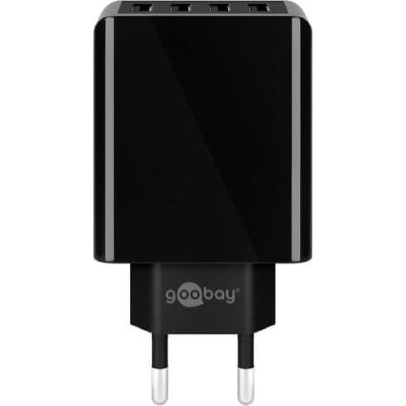 Triton Ładowarka TRITON 4-kierunkowa ładowarka USB (30W) czarna