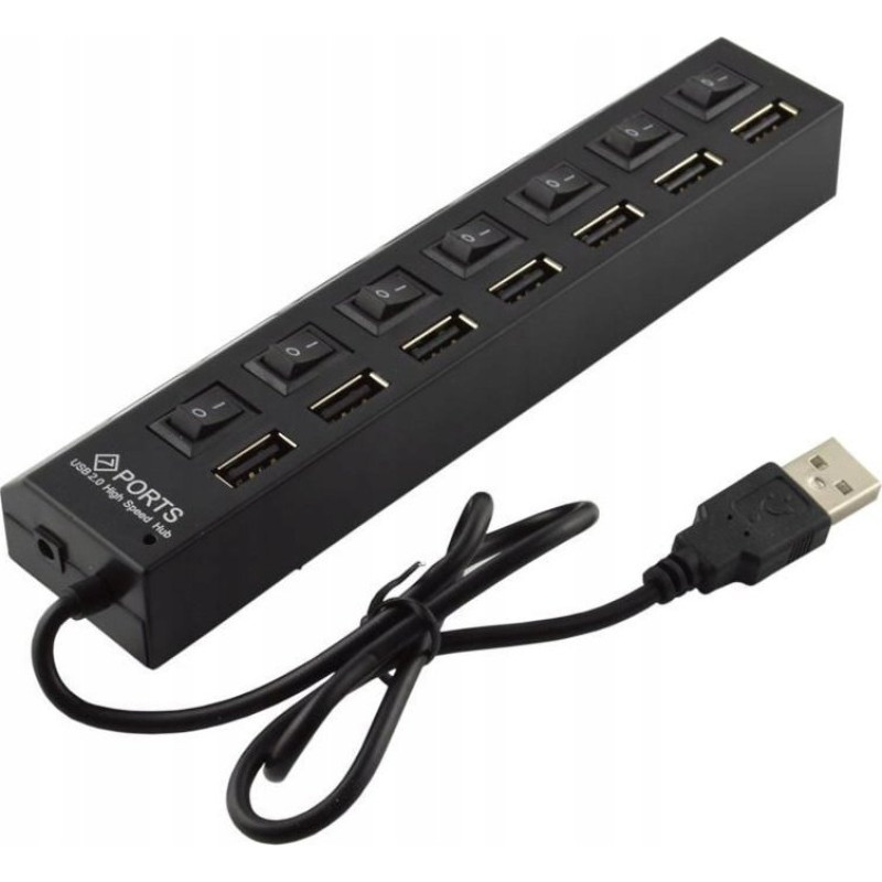 Coreparts Pamięć do laptopa CoreParts CoreParts MSPP74014 huby i koncentratory USB 2.0 480 Mbit/s Czarny