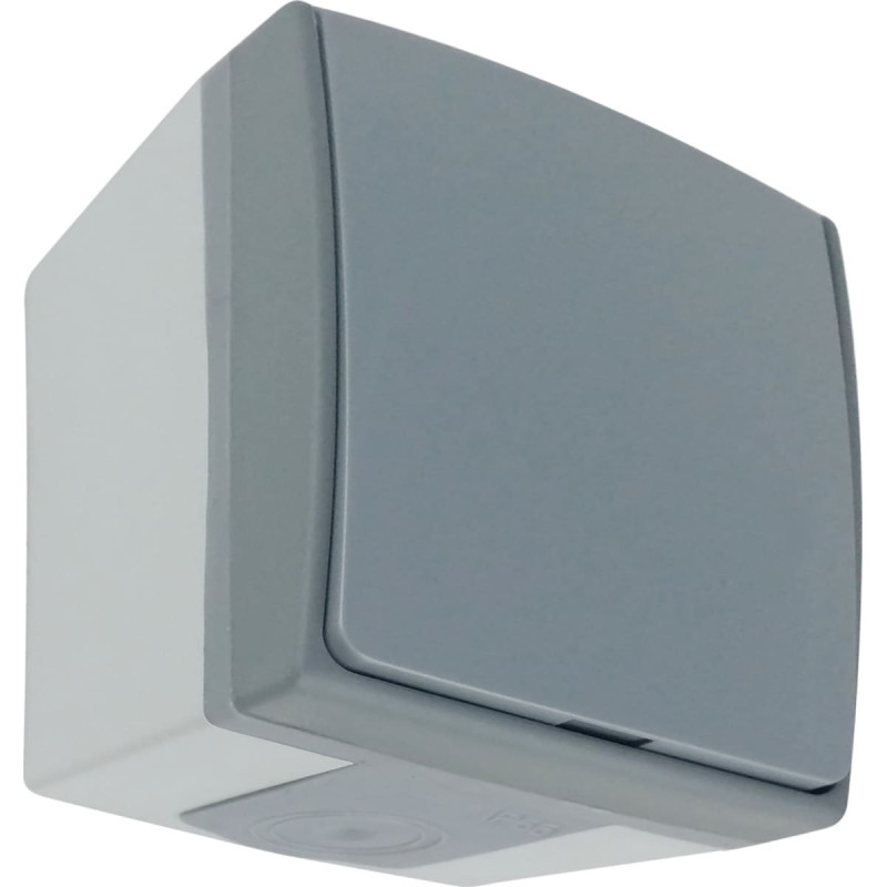 Orno Gniazdo pojedyncze 2P+Z Schuko AQUATIC PRO IP 55 Szaro Grafitowe 10 sztuk