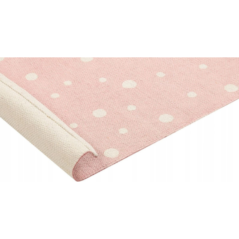 Beliani Dywan dziecięcy bawełniany motyw pingwina 80 x 150 cm różowy PENGKOL Lumarko!