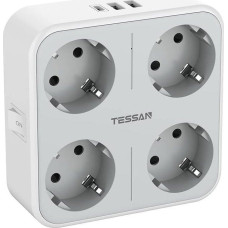 Tessan Gniazdko ścienne Tessan TS-302-DE-C