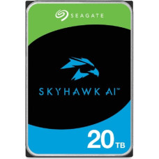 Seagate SkyHawk AI iekšējais cietais disks 20 TB 7200 RPM 512 MB 3,5 collu seriālais ATA III