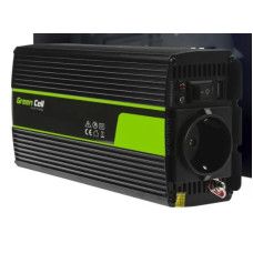 Auto elektroenerģijas pārveidotājs Inverteris DC12V-AC230 500W / 1000W + USB 5V 1A