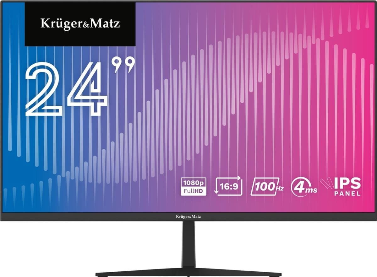 Kruger&Matz Monitor LED bezramkowy Kruger&Matz 24"