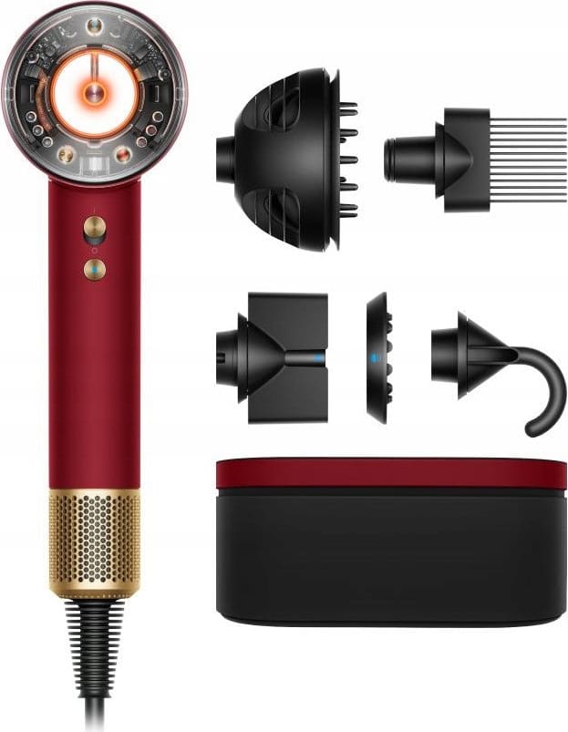 www.iizii.eu: Dyson Supersonic Nural HD16 Velvet Red/Gold, EU | Suszarka do włosów | 1600W, 3 try...