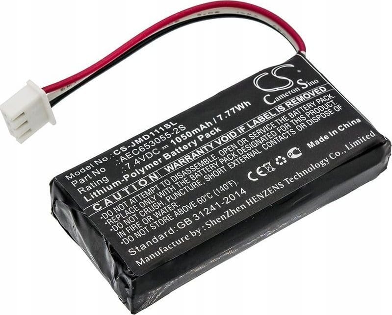 www.iizii.eu: Cameron Sino Akumulator Bateria Typu Aec653055-2s Do Jbl Flip / Flip 1 / Cs-jmd111sl ...