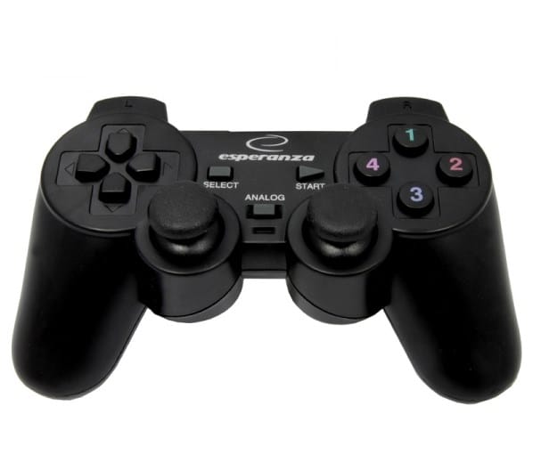 www.iizii.eu: Esperanza EG102 Gaming Controller Black USB 2.0 Gamepad Analogue / Digital PC, Playst...