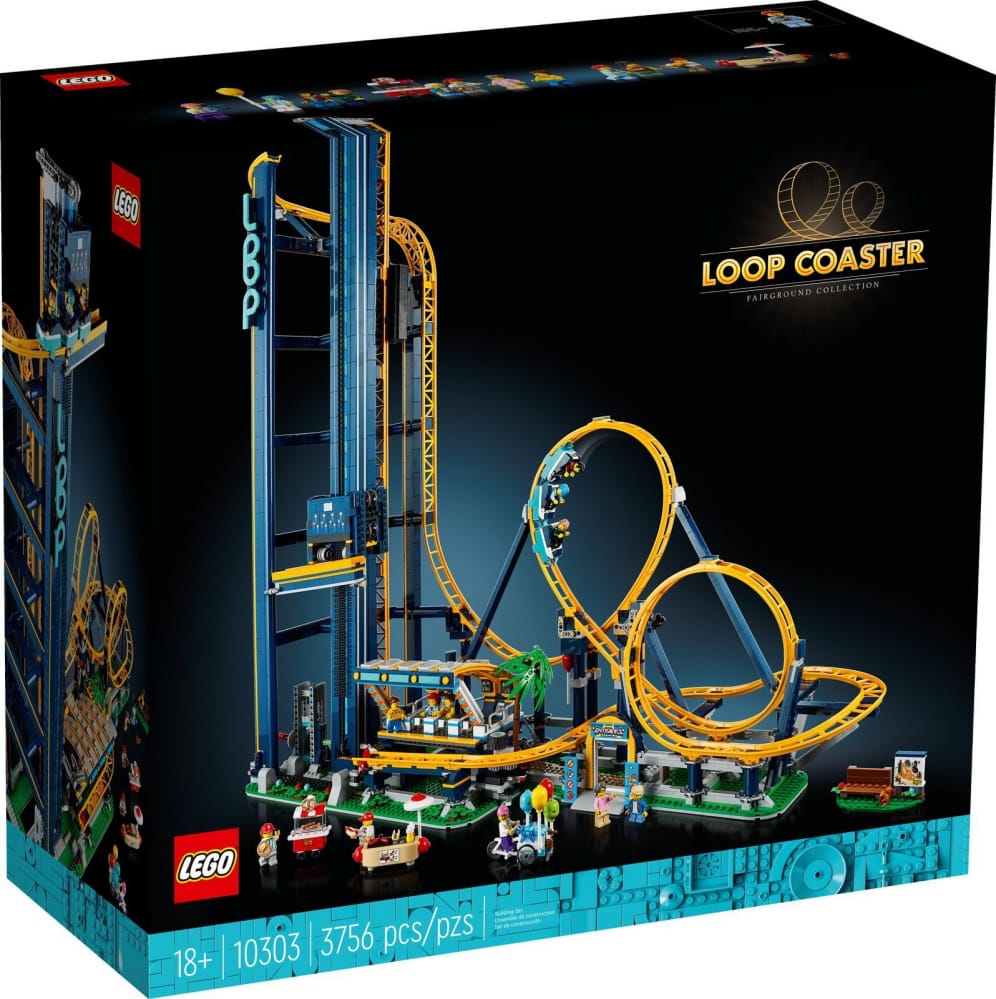 www.iizii.eu: Lego Icons Kolejka górska z pętlami (10303)
