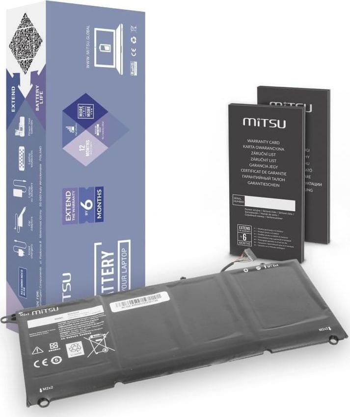 www.iizii.eu: Mitsu Bateria Mitsu Bateria Mitsu do notebooka Dell XPS 13 9360 (7.4V-7.6V) (6100 mAh...